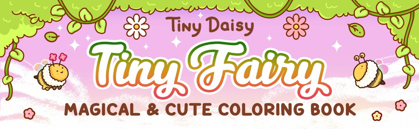 Tiny Fairy Coloring Book