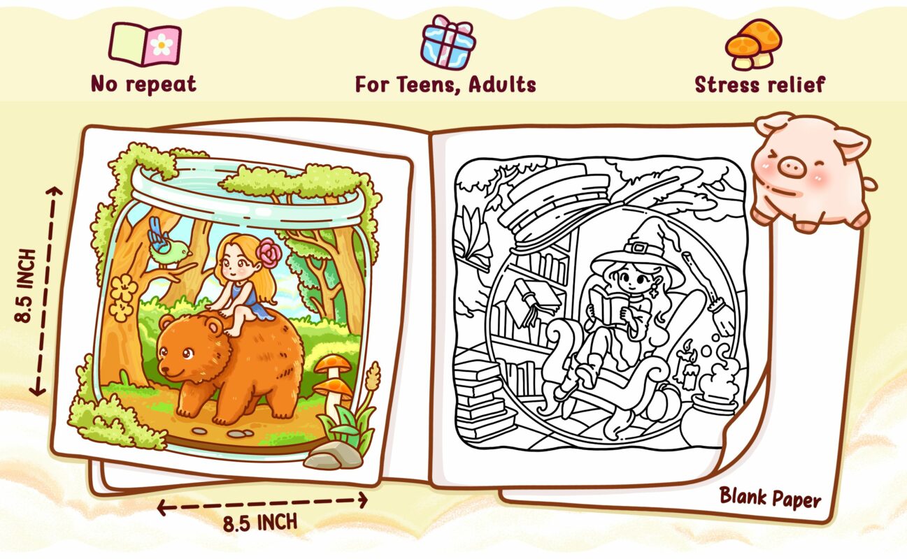 Jar Life Coloring Book