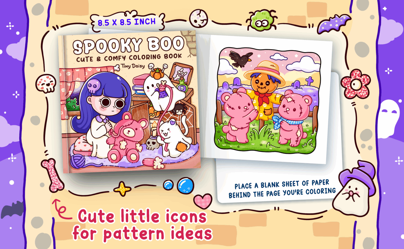 Spooky Boo Coloring Book