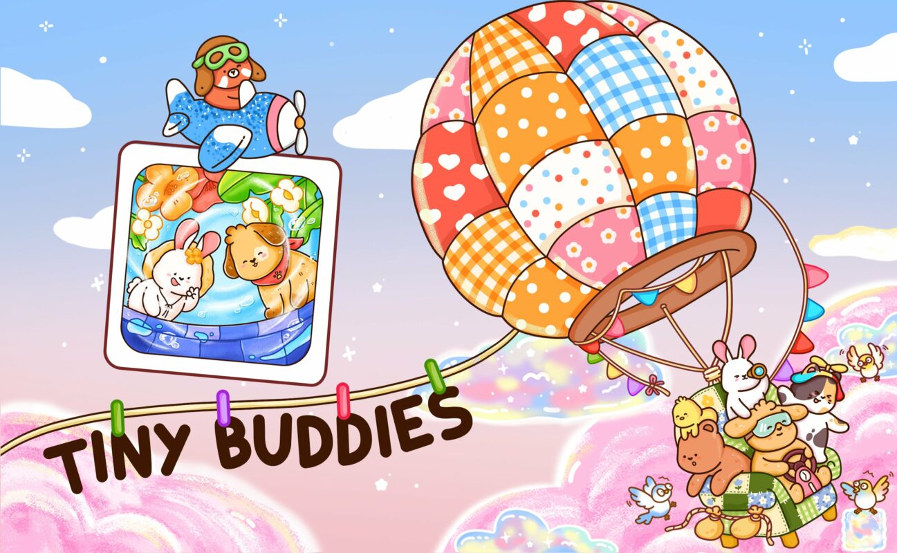 Tiny Buddies Coloring Book
