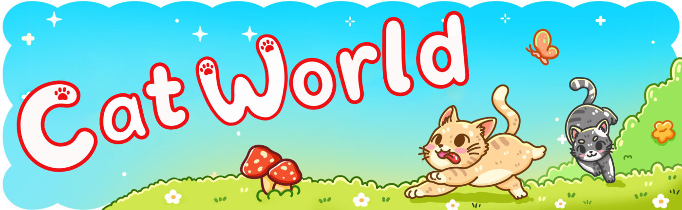 Cat World Coloring Book