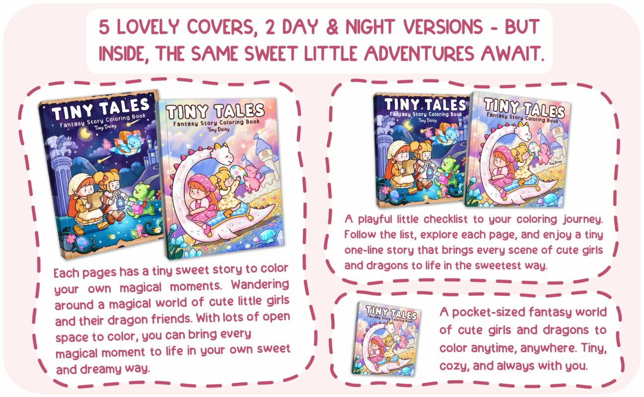 Soft dreamy fantasy illustration of girl and dragon in peaceful world