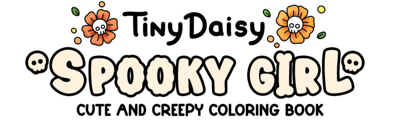 Spooky Girl Coloring Book