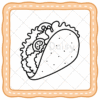 Food, Drinks & Treats Coloring Book
