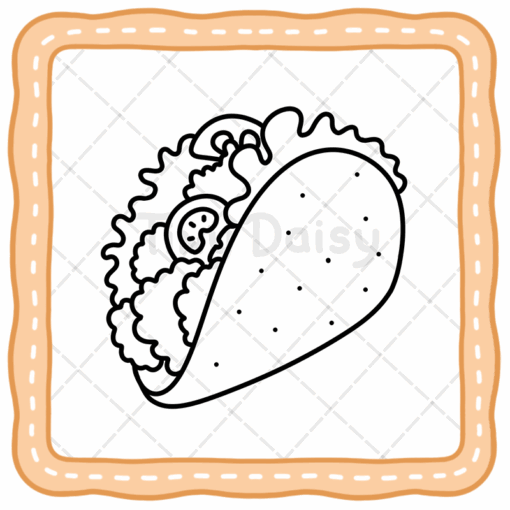 Food, Drinks & Treats Coloring Book