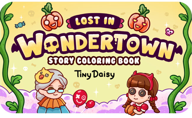 Lost In Wondertown Coloring Book