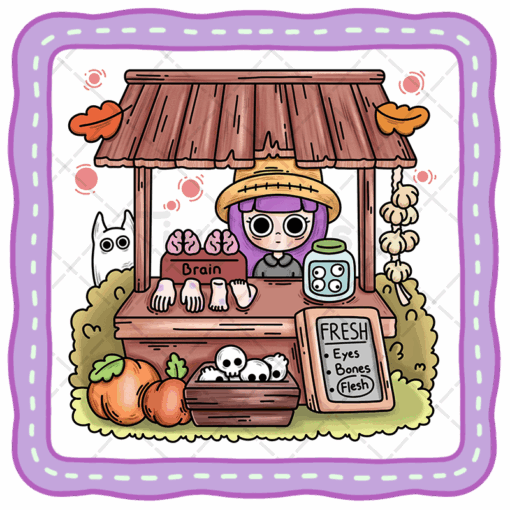 Spooky Girl Coloring Book
