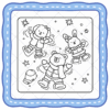 Fuzzy Xmas Coloring Book
