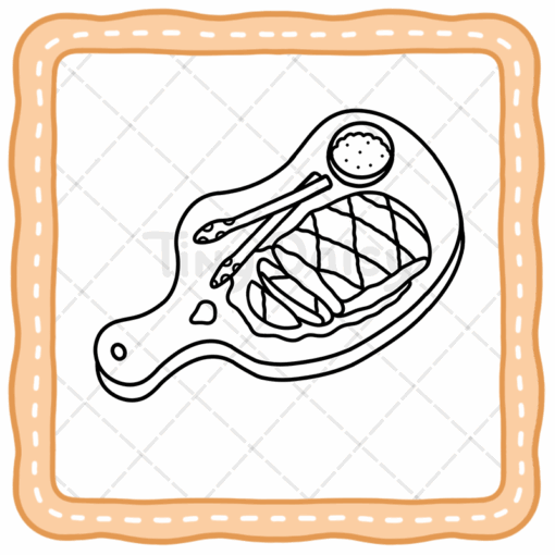 Food, Drinks & Treats Coloring Book