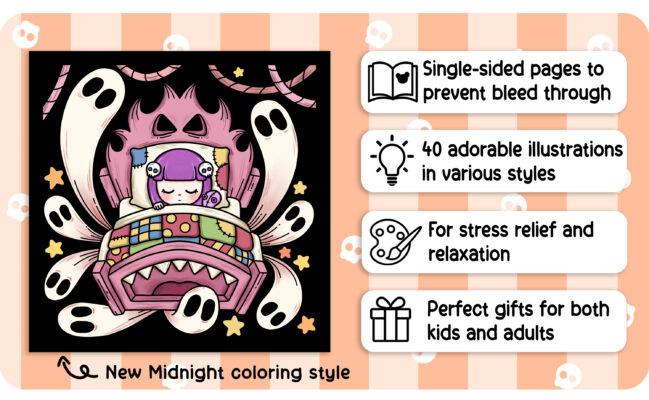 Spooky Girl Coloring Book