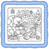 Fuzzy Xmas Coloring Book