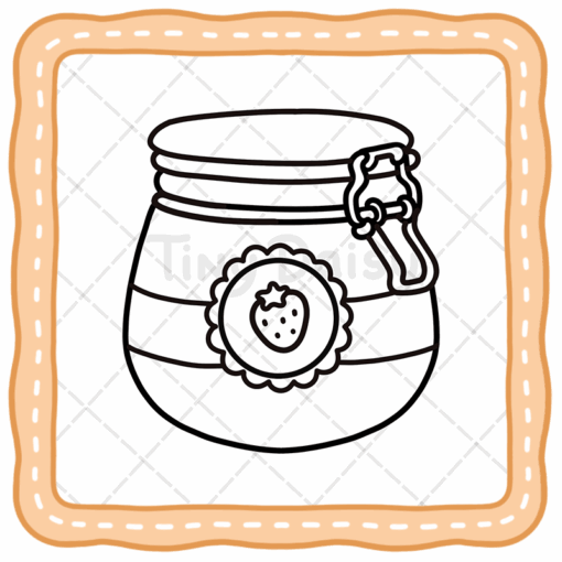 Food, Drinks & Treats Coloring Book