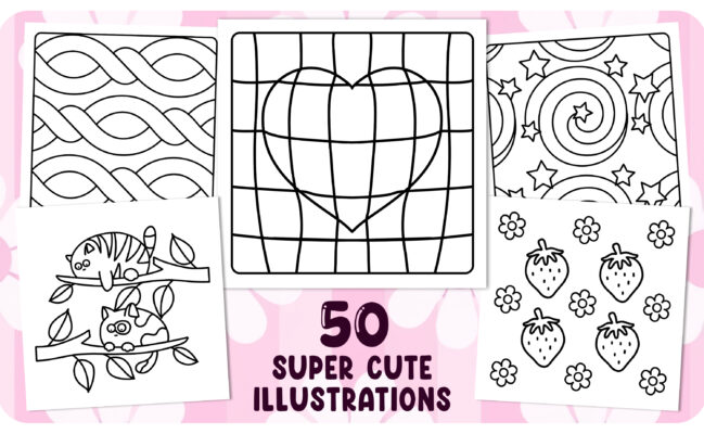 Comfy Patterns Coloring Book