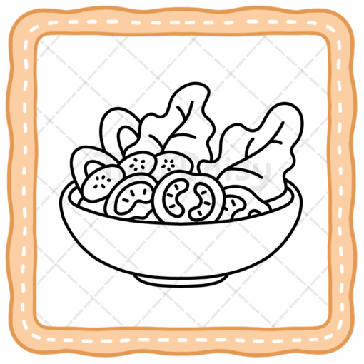 Food, Drinks & Treats Coloring Book