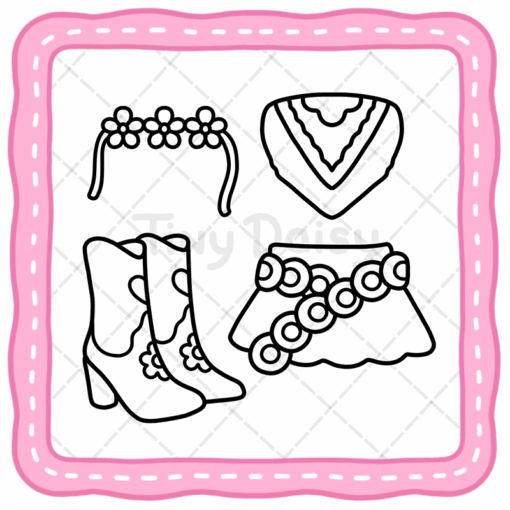 Fashion Groove Coloring Book