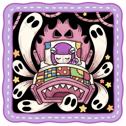 Spooky Girl Coloring Book