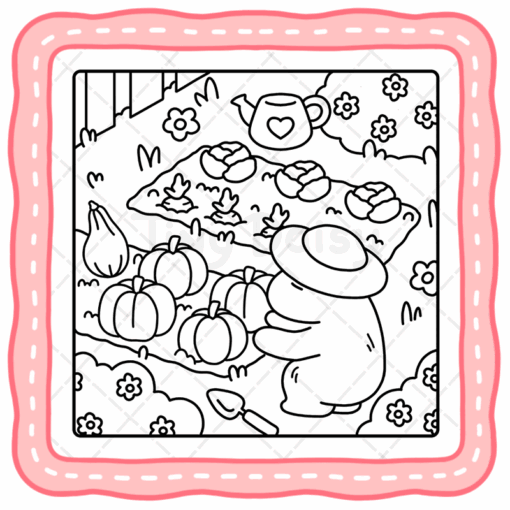 Fuzzy Moments Coloring Book