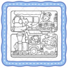 Fuzzy Xmas Coloring Book