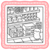 Fuzzy Moments Coloring Book