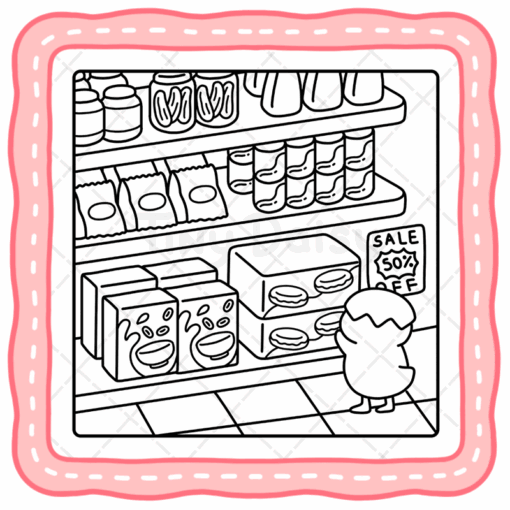 Fuzzy Moments Coloring Book