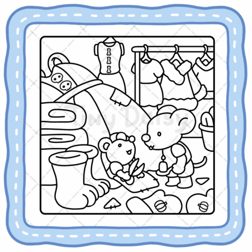 Lost In Wondertown Coloring Book
