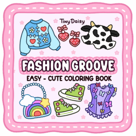 Fashion Groove Coloring Book