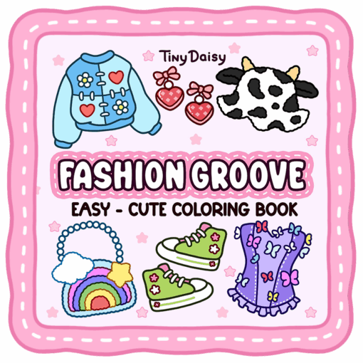 Fashion Groove Coloring Book