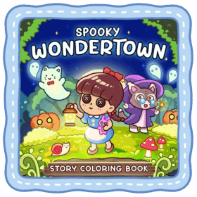 Lost In Wondertown Coloring Book