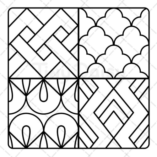 Comfy Patterns Coloring Book