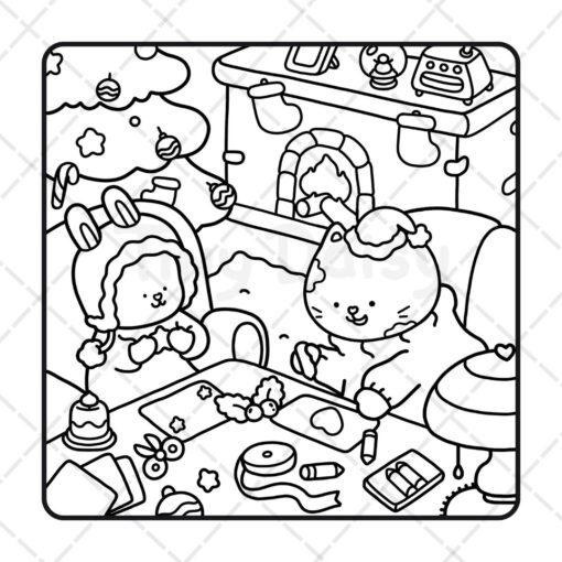 Cozy Buddies Coloring Book