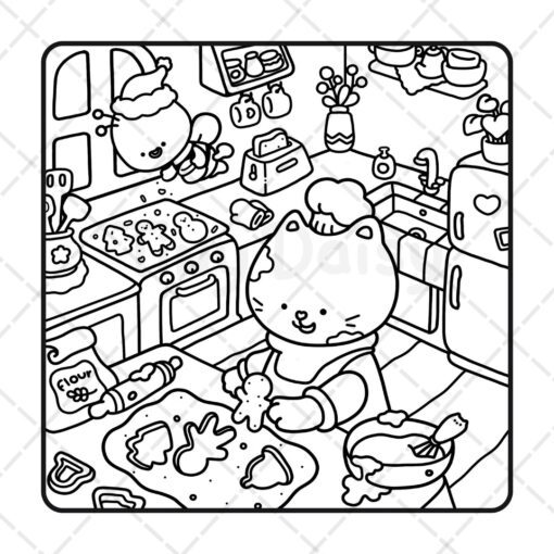 Cozy Buddies Coloring Book