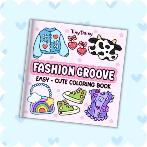 Fashion Groove Coloring Book