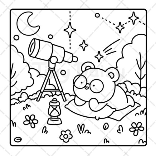 My Fuzzy Buddies Coloring Book