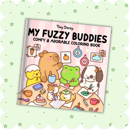 My Fuzzy Buddies Coloring Book
