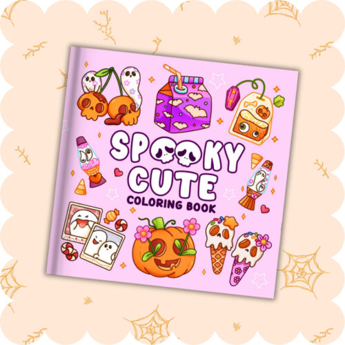 Spooky Cute Coloring Book