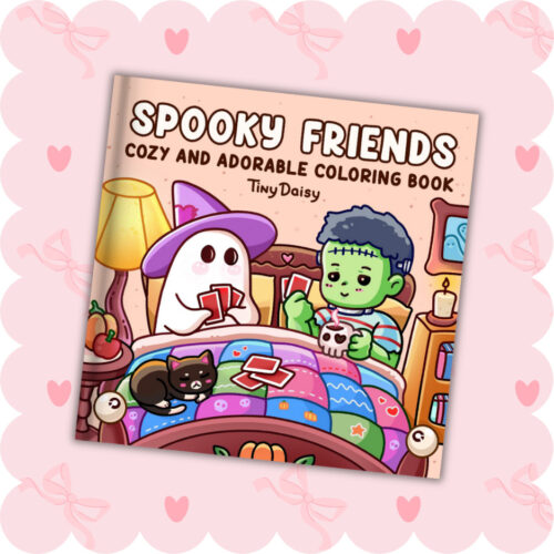 Spooky Friends Coloring Book