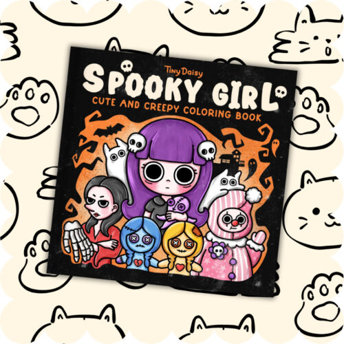 Spooky Girl Coloring Book