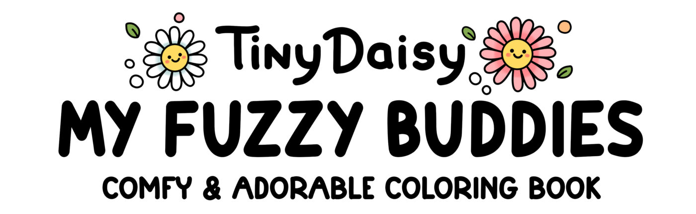 French Editon: My Fuzzy Buddies Coloring Book