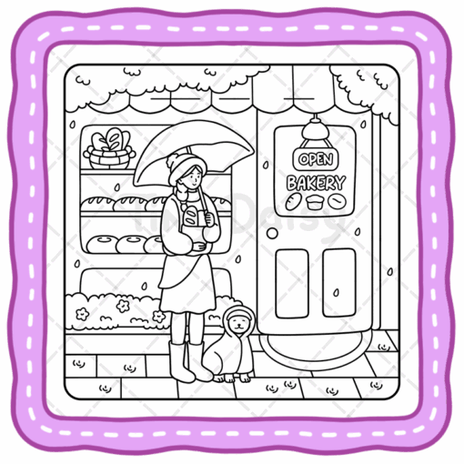 Girl Time Coloring Book