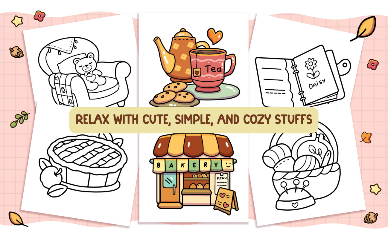 Cozy Time Coloring Book