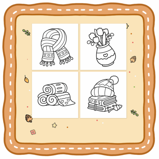Cozy Time Coloring Book