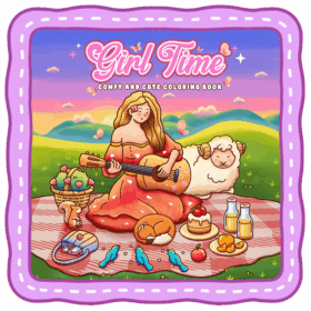 Girl Time Coloring Book