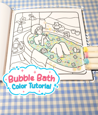 How to color - Bubble Bath