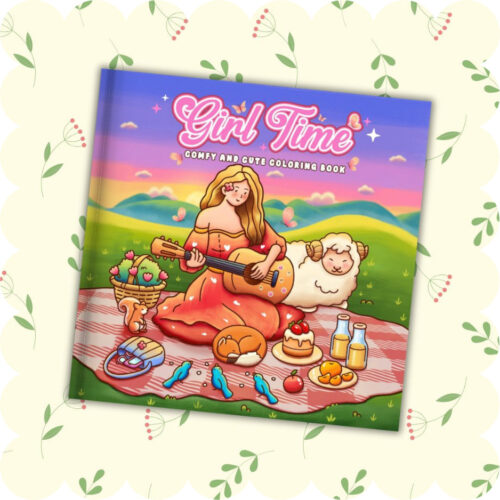 Girl Time Coloring Book