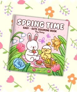 Spring Time Coloring Book