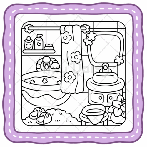 Little Places Coloring Book