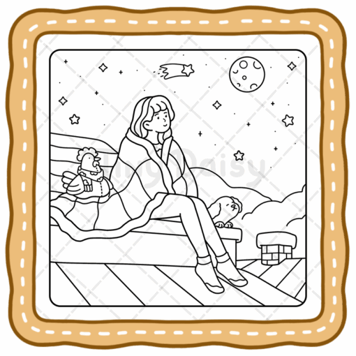 Soft Moments Coloring Book