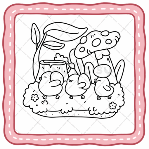 Spring Time – Tiny Daisy Bold and Easy Spring Coloring Book for All Ages (Cover Version 2)