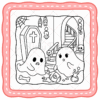 Spooky Boo Coloring Book