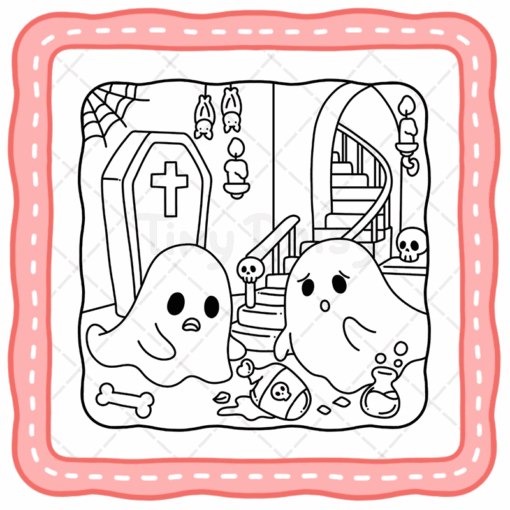 Spooky Boo Coloring Book